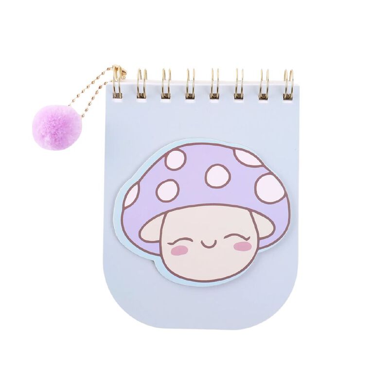 Uniti Kids Playful Simplicity Spiral Mushroom Notepad, , hi-res
