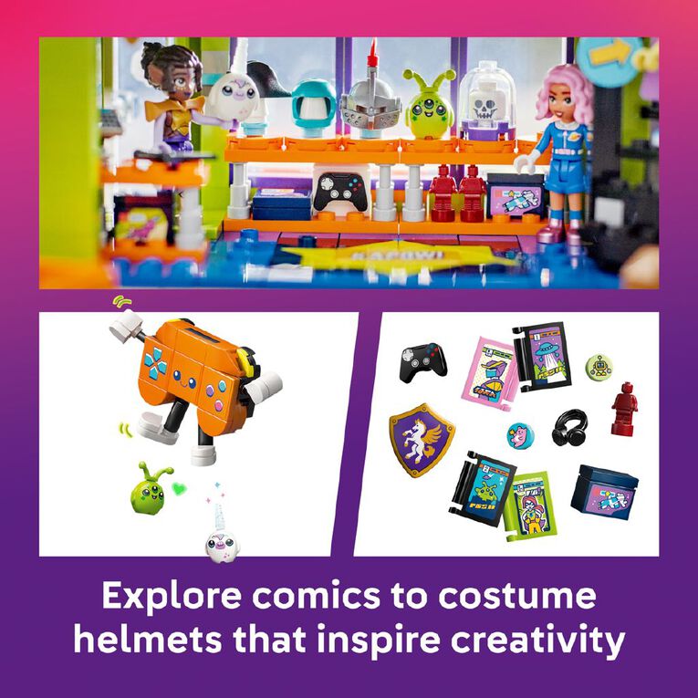 LEGO Friends Comic Book and Game Store 42674, , hi-res