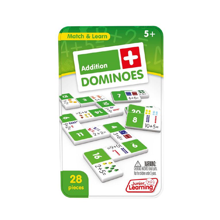 Junior Learning Addition Dominoes, , hi-res