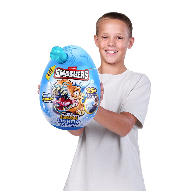 Zuru Smashers Dino Ice Age Light Up Series 1 Mega Egg, , hi-res