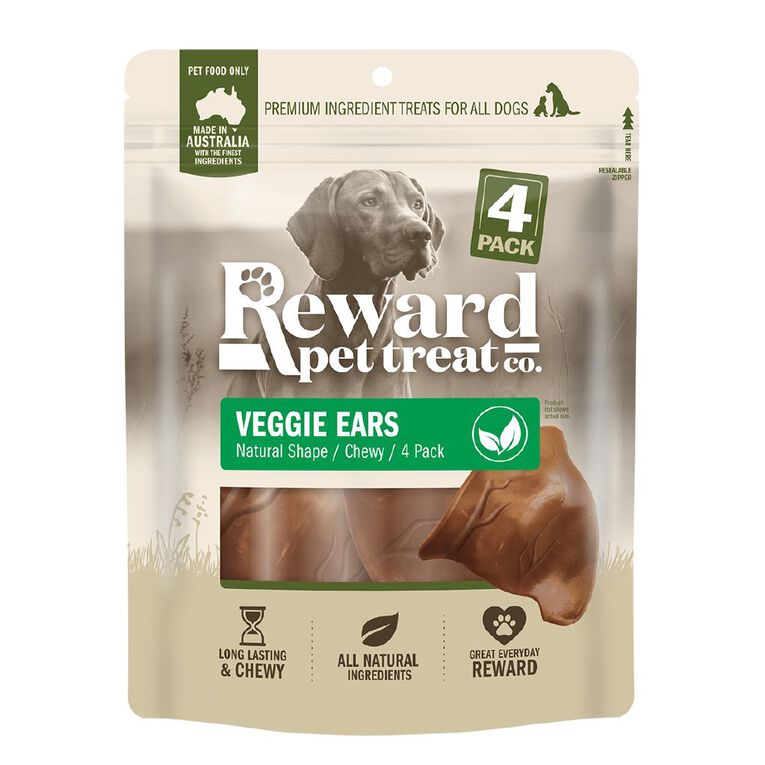 Reward Reward Pet Treat Co Veggie Ears 4 Pack The Warehouse