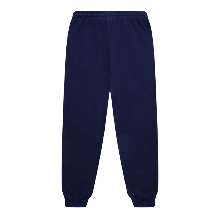 Young Original Printed Cuffed Trackpants, Blue Dark, hi-res