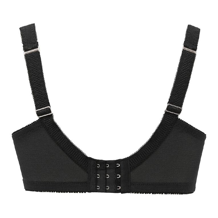 H&H Women's Molly Underwire Bra, Black, hi-res