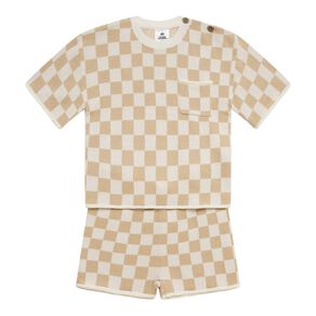 Young Original Toddler 2 Piece Knitted Top and Shorts Set