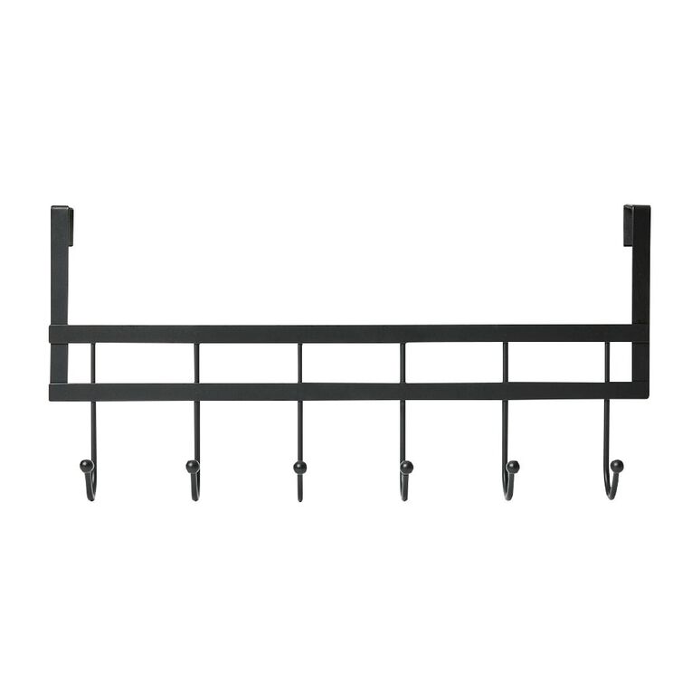 Living & Co Over The Door Hook Black, , hi-res