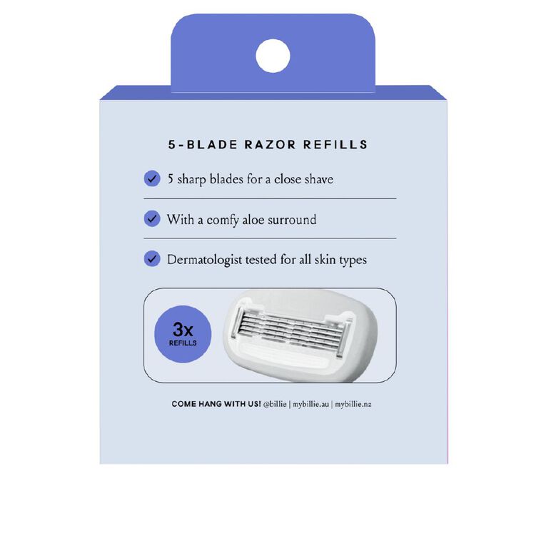 Billie Razor Blades Refills 3 Pack, , hi-res