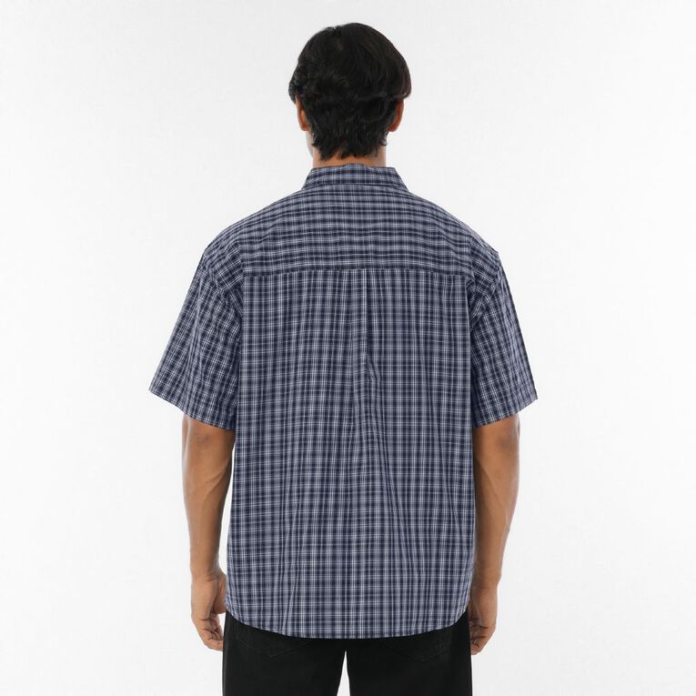 H&H Men's Check Shirt, Black, hi-res