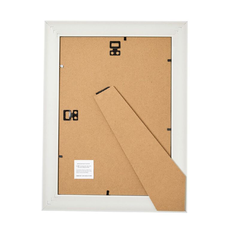 Living & Co Classic Border Frame White A4, , hi-res