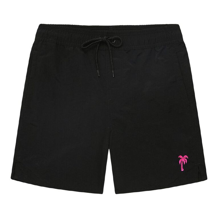 Young Original Nylon Swim Shorts, Black, hi-res