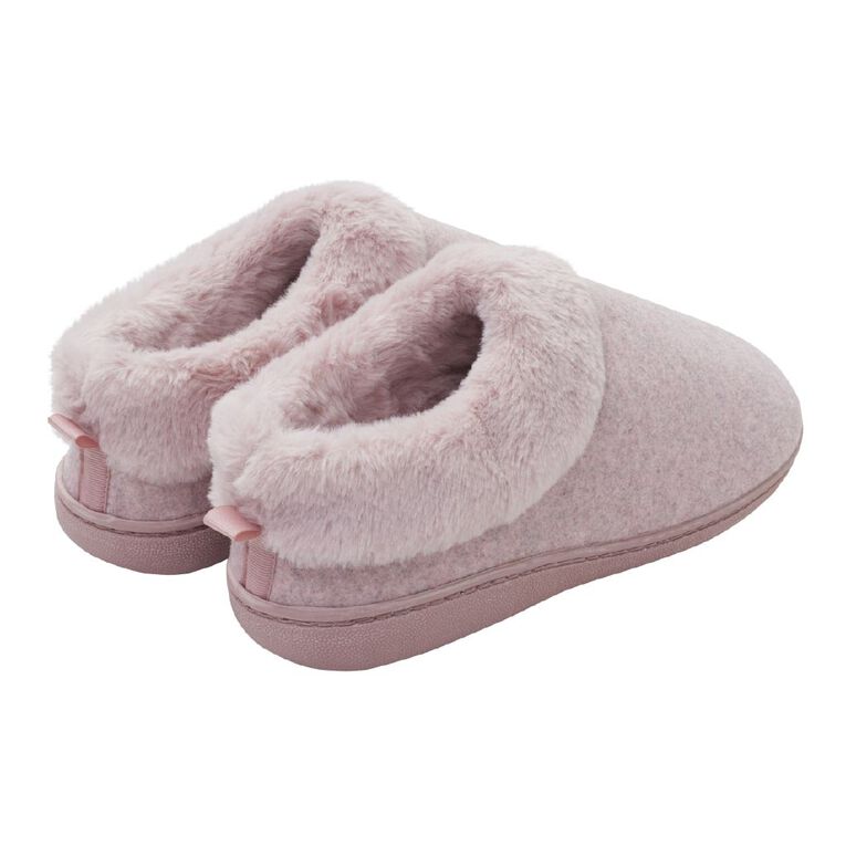 H&H Women's Recycled Memory Slippers, Pink Dark, hi-res