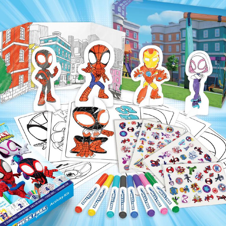 Crayola Mess Free Spidey & Friends Activity Kit, , hi-res