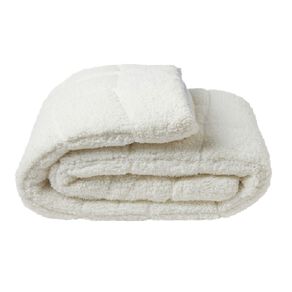 Living & Co Sherpa Fleece Underlay White King Single