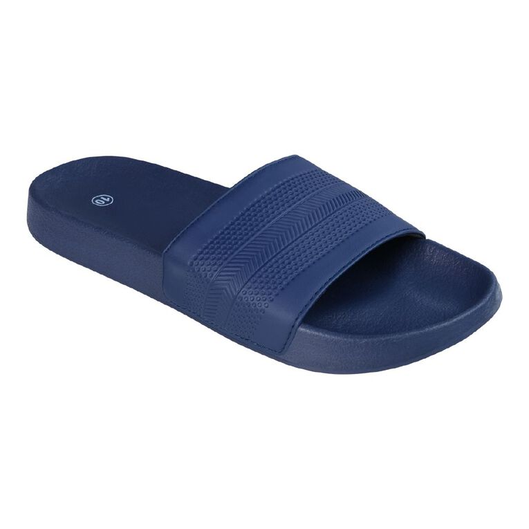 H&H Men's Drew Slides, Navy, hi-res