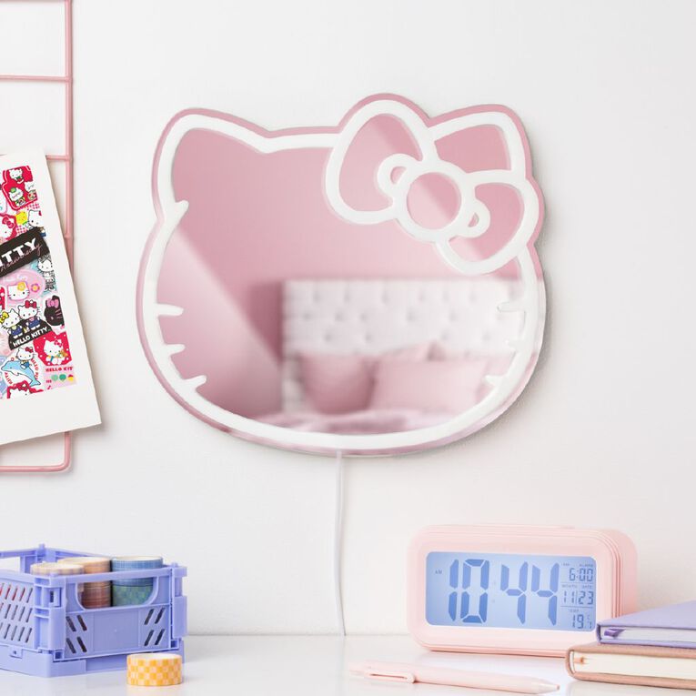 Paladone Hello Kitty Wall Mountable LED Neon Mirror, , hi-res