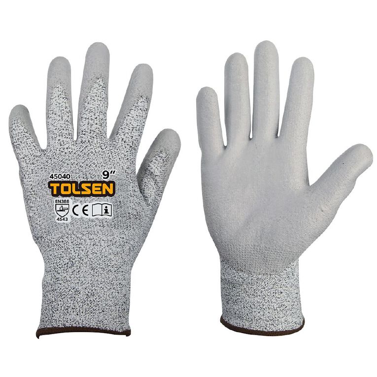 Tolsen Level 5 Protective Gloves 10 inch, , hi-res