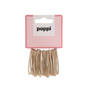 Poppi Thin Elastic Blonde 24 Pack