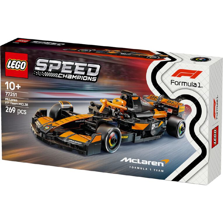 LEGO Speed Champions McLaren F1 Team MCL38 Race Car 77251, , hi-res