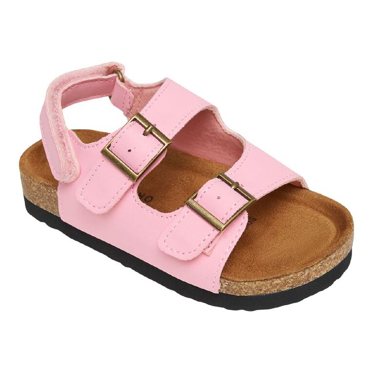 Young Original Junior Kid's Recife Back Strap Sandals, Pink Mid, hi-res