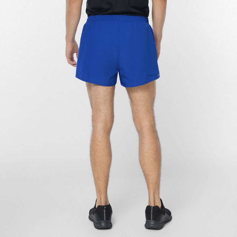 Active Intent Men's Run Liner Shorts, Blue Mid, hi-res