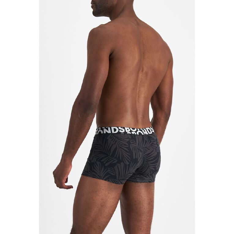B FOR BONDS Men's Trunks 2 Pack, Black W25 YHR, hi-res