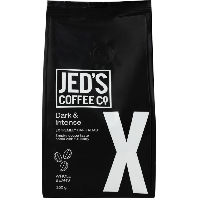 Jed's Blend Xtreme Coffee Whole Beans 200g, , hi-res