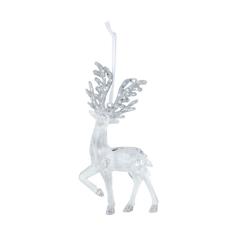 Wonderland Joyful Tidings Reindeer Christmas Tree Decoration Assorted, , hi-res