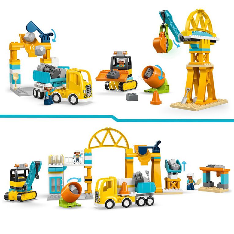 LEGO DUPLO 3 in 1 Construction Site and Vehicles 10476, , hi-res