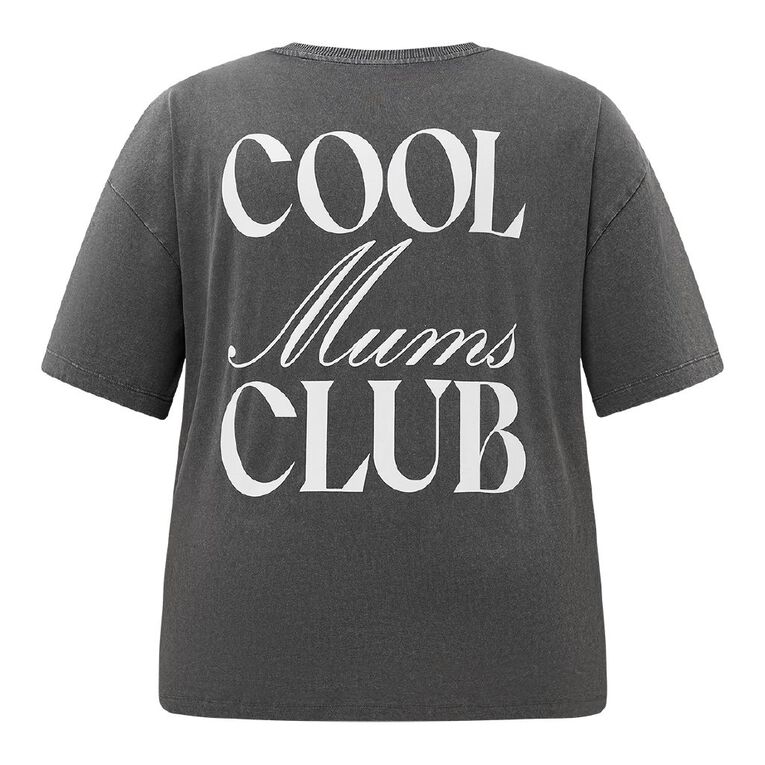 H&H Women's Short Sleeve Mothers Day Tee, Grey Dark, hi-res