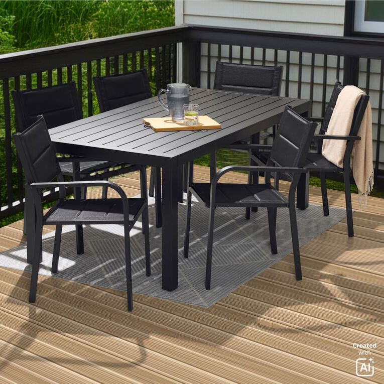 Living & Co 1800 Aluminum Table, , hi-res