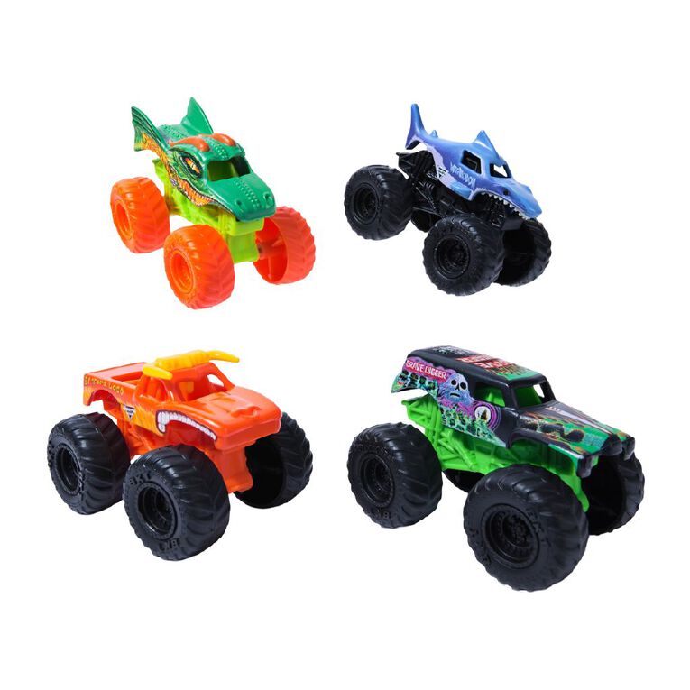 Monster Jam 1:72 Truck 4 Pack Set, , hi-res