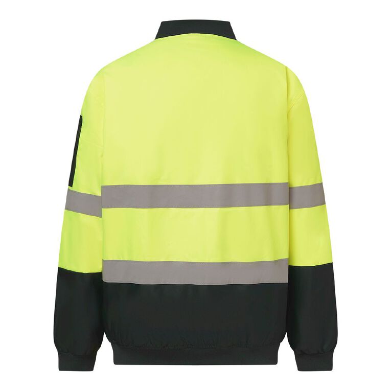 Rivet High Visibilty Bomber Jacket, Yellow, hi-res
