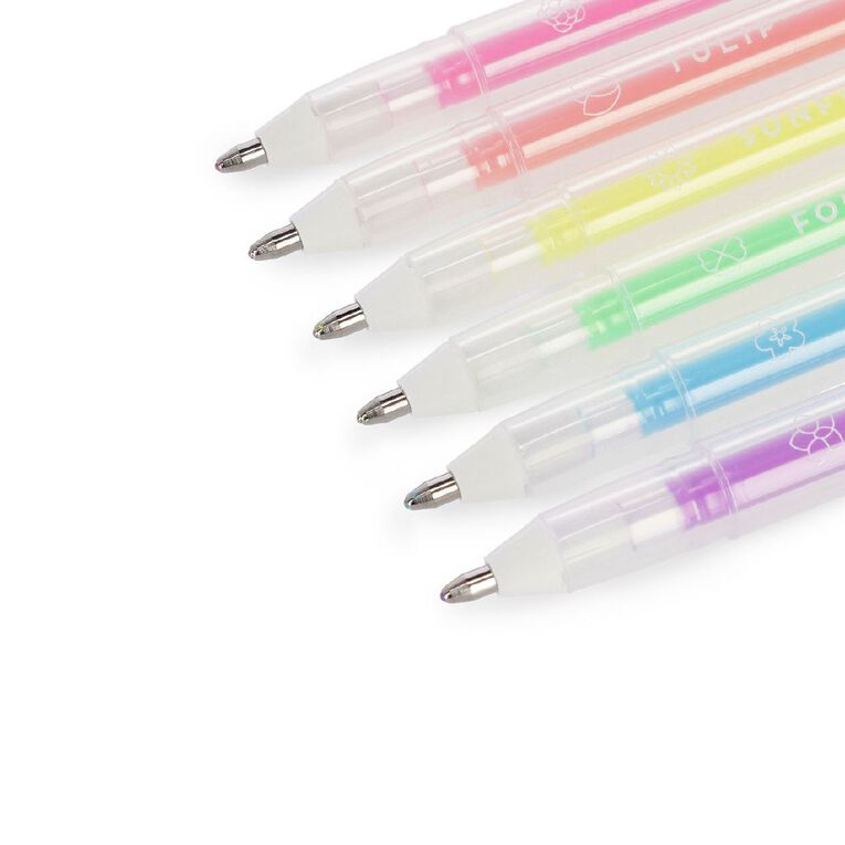 Legami Set of 6 Mini Pastel Gel Pens Spring Is In The Air, , hi-res