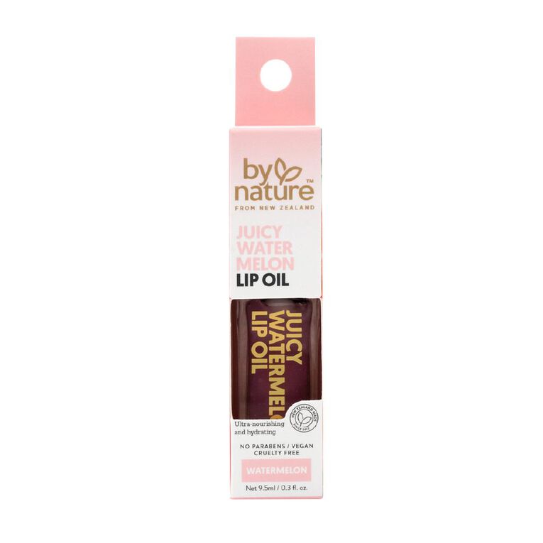 By Nature Juicy Watermelon Lip Oil 9.5ml, , hi-res