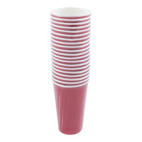 Party Inc Paper Cup 473ml Red 20 Pack
