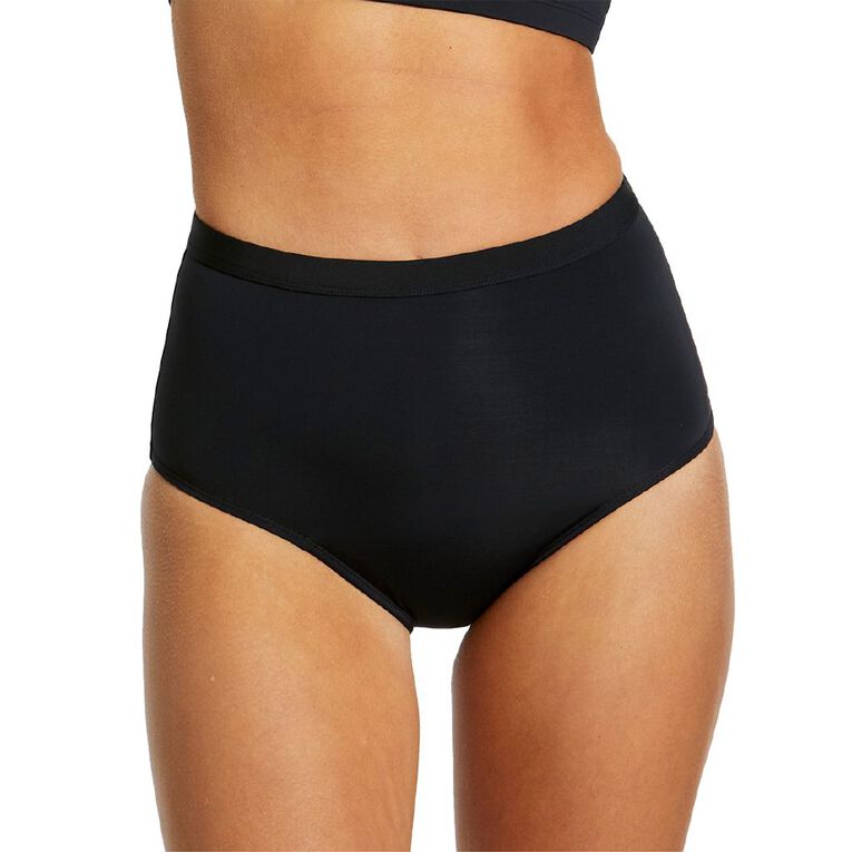Love Luna Women's Period Bikini Swim Bottoms, Black, hi-res