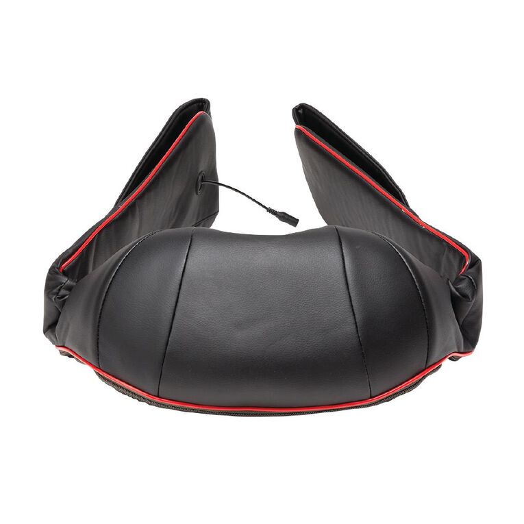 Living & Co Shiatsu Neck and Shoulder Massager Black/Red, , hi-res