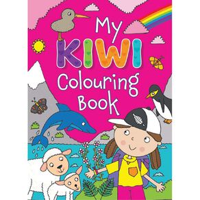 My Kiwi Colouring Book Pink