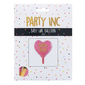 Party Inc Baby Girl Balloon 45cm