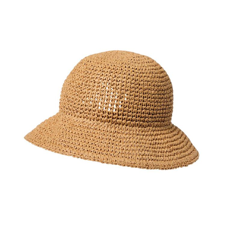 H&H Women's Bucket Hat, Brown Light, hi-res