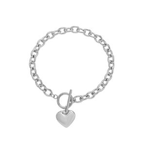 Waterproof Heart T-Bar Bracelet
