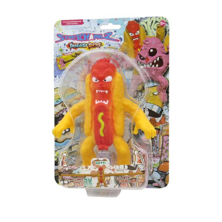 Stretchapalz 14cm Foodbeast Assorted, , hi-res