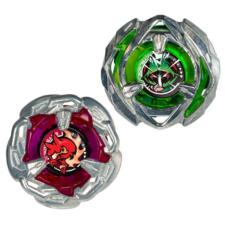 Metal Fusion Beyblades Packs 2-Pack: Dark Wolf And Storm Aries Hasbro  Beyblade Metal Fusion