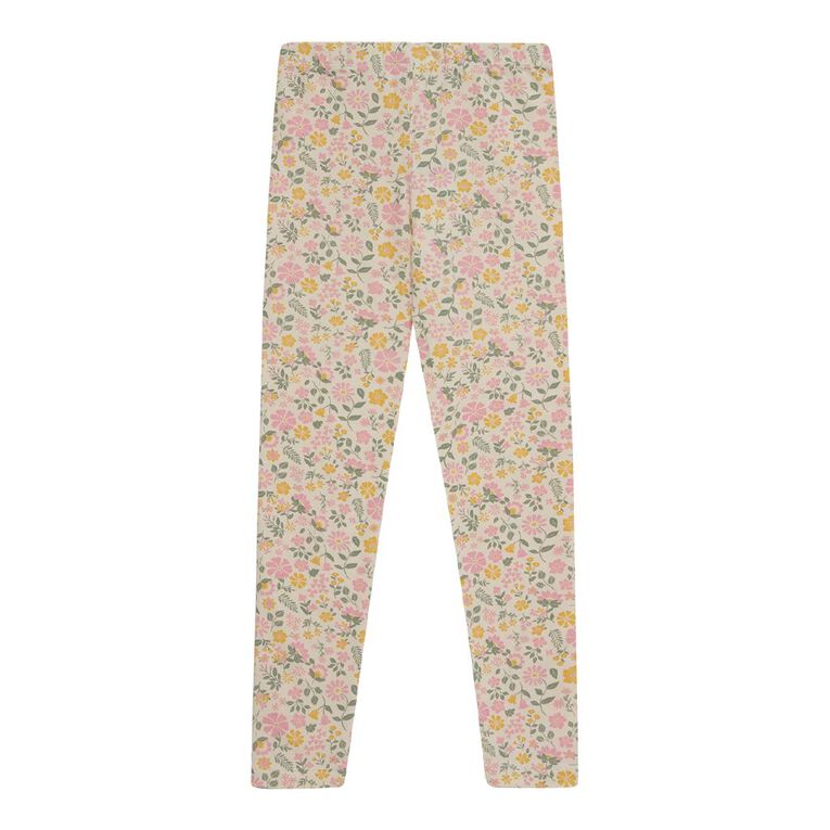 Young Original All Over Print Leggings, White BOHOFLORAL, hi-res