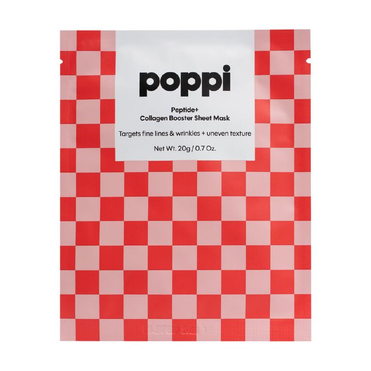 Poppi Peptide And Collagen Booster Sheet Mask 20G, , hi-res