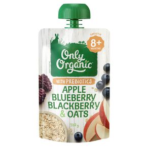 Only Organic Apple Blueberry Black Berry & Oats