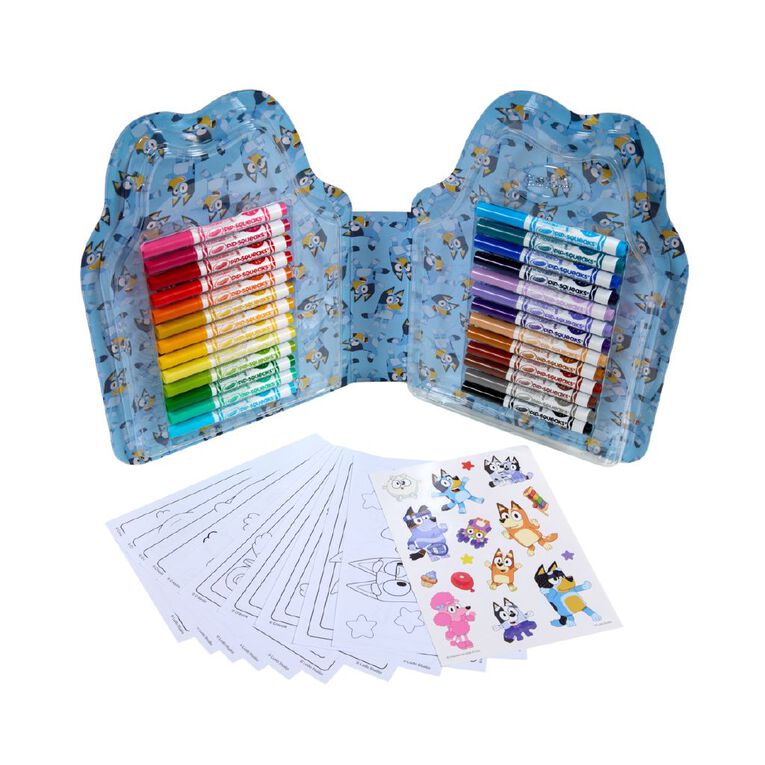 Crayola Color & Sticker Kit Bluey, , hi-res