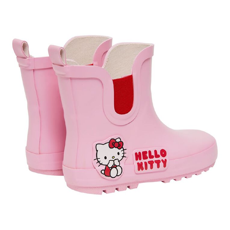 Hello Kitty Senior Kids' Rubber Gumboots, Pink, hi-res