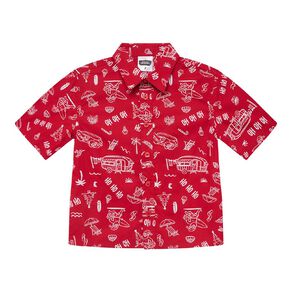 Young Original Christmas Print Shirt