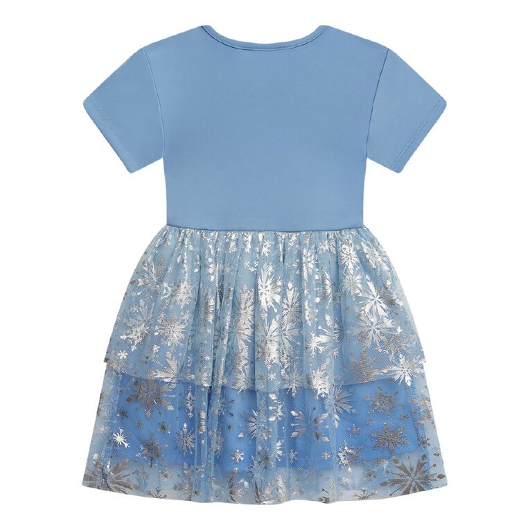 Frozen Preschool Tulle Dress, Blue Light, hi-res