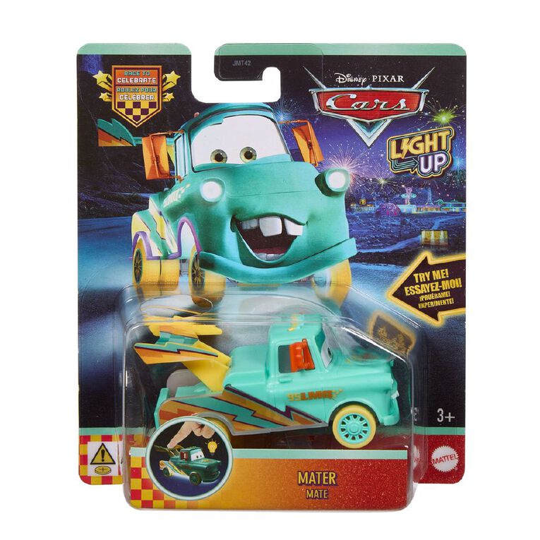 Cars 1:55 Light Up Racers Vehicle Assorted, , hi-res